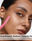 Face Razors for Women, Dermaplane Razor for Women Face, Eyebrow Razor, Facial Razors, Dermaplaning Tool, Gentle Skin Exfoliation Microblades for Sensitive Skin, Peach Fuzz Remover, 10 Count (Blush)