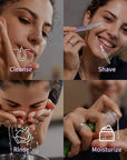 Dermaplane Razor Blades, Dermablade, Safe and Effective Removal Women Facial Peach Fuzz, Gentle Skin Exfoliation Blades, 8 Long Dermaplaning Blades
