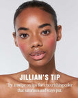 Jillian Dempsey Cheek Tint: Natural Cream Blush, Easy to Blend Makeup with Nourishing, Lasting Color I Scarlet