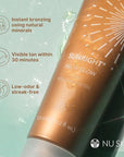 Nu Skin Sunright Insta Glow Self Tanner Gel | Natural Summer Tan for Face & Body | Beauty & Skin Care | Vitamin E & Avocado Oil | Natural Body Bronzer with DHA & Amino Acids | 4.2 oz | 2 Pack