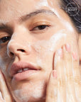 TULA Skin Care Cult Classic Purifying Face Cleanser Fragrance Free - Supersize, Gentle and Effective Face Wash, Makeup Remover, Nourishing and Hydrating, contains Turmeric and Blueberry, 6.7 Fl Oz.
