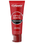 Colgate Optic White Pro Series Stain Prevention Hydrogen Peroxide Toothpaste, Teeth Whitening Toothpaste, Effectively Removes Tea, Coffee, and Wine Stains, Enamel-Safe for Daily Use, 3 Pack, 3.0 oz