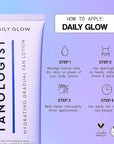 Tanologist Hydrating Daily Glow - Fair/Medium - Hydrating Gradual Tan Lotion - Natural, Sun Kissed Glow - Daily Tanning Lotion with Hyaluronic Acid & Squalane - 8.45 fl oz