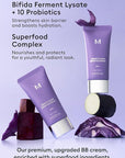 MISSHA M PERFECT COVER SERUM BB CREAM No.13 Light Fair- Fair with Cool Undertone, Skin Tint, Tinted Moisturizer, Skin Care Foundation Makeup, Superfood Complex, Glass Skin, Korean Makeup,1.18 Fl oz