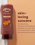 Hawaiian Tropic Sunscreen Protective Dark Tannning Sun Care Sunscreen Lotion, Cocoa Butter - SPF 4, 8 Ounce