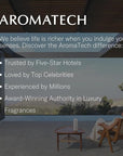 AromaTech Santal Escape Aroma Essential Oil Blend: Luxury Hotel Inspired Aromatherapy with Ocean Air, Sandalwood, Iris for Ultrasonic Diffusers & Nebulizers - 4 fl oz, 120 mL