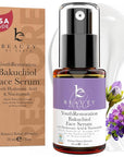 Bio Retinol Alternative Bakuchiol Serum - Smooths Skin & Reduces Fine Lines, USA Made with Natural & Organic Ingredients, Anti-Aging Skin Care Formula, Vegan, Cruelty Free