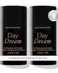 Each & Every Aluminum Free Deodorant for Women & Men, Citrus & Vetiver - All Natural Deodorant for Sensitive Skin, EWG Verified - Clean, Baking Soda-Free, Plant-Based Fragrance - 2.5oz, 2 Pack