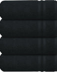 Infinitee xclusives black hand towels