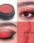 Erinde Single Red Matte Eyeshadow Palette, High Pigmented Eye Shadow Powder, Long Lasting, Ultra-Blendable, Intense Color