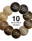 MOEHAIR Hair Coloring Kit | 6NN Permanent Hair Color (Dark Blonde Intense), 20 Volume Developer 6%, Coloring Brush, Gloves & Mixing Bowl | Keratin Infused | Gray Coverage | Adds Shines & Softness