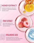 Honey Lip Oil Set, 2pcs Moisturizing Cute Lip Gloss Gift Set, Jelly Honey Lip Oil Gloss, Colorless Lip Care Oils For Very Dry Lips, Plumping & Hydrating Lip Glow Oil Lip Care Products