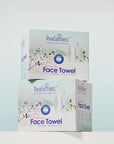 Luxuriously Soft Disposable Face Towel, 100% Cotton, Extra Large 12" x 10" Ultra Soft Dry Wipe for Face Wash, Makeup Remover, Bio-Based Towelette for Sensitive Skin 160 Count (2 Pack)