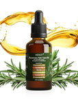 Pure Rosemary Oil Blended with Castor, Sesame, Jojoba and Grapeseed Oils to Promote Hair Growth, Biotin and Strengthen Hair, Dark Glass Bottle with Dropper 2Fl Oz