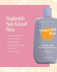 Tanning Club - After Sun Gel - Aloe Vera and Sea Kelp Formula for Sunburn Relief and Hydration - Tan Extender - 150 m