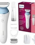 Philips Beauty Lady Electric Shaver Series 8000 with Electric Facial Hair Remover, Cordless, BRL166/91