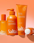 Saltair Body Wash, Exotic Pulp 2-Pack. Moisturizing Body Cleanser with Monoi Oil and Cupuacu Butter. Luxury Shower Gel for Women. Vegan, Cruelty-Free, Paraben-Free. 2x 17oz Pump Bottles.
