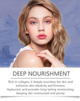 Collagen Face Moisturizer with Airless Pump - Collagen Botanical Stem Cells Cream for Skin with Retinol, Niacinamide, Hyaluronic Acid - Anti-Aging Day & Night Cream, 1.8 OZ