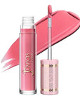 Juvia's Place Smoothie Lip Gloss Strawberry Bliss - Hydrating Cream Lipgloss w/Pink & Mauve Tones - Non Sticky Plumping Glosses - High Shine Lipgloss for Women -Lip Plumper w/Cocoa Butter & Chia Oil