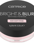 Catrice Bright & Blur Loose Setting Powder | Fragrance Free, Lightweight, Instant-Blurring Finish | Vegan & Cruelty Free (020 | Soft Pink)