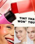 4 Color Milk Jelly Blush Stick, Cooling Water Cruelty Free.