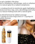 Shimmer Body Oil, Face and Body Liquid Luminizer