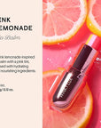 Winky Lux Pink Lemonade Tri-Color Tinted Lip Balm – Lip Care with Jojoba Oil & Vitamin E, Sheer Tint, Juicy Citrus Scent, Softens and Hydrates Dry Lips