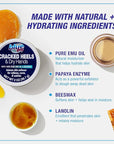 Blue Goo Cracked Heels & Dry Hands Intense Skin Softener - for Calluses, Corns & Elbow Dryness Relief, Fast- Penetrating Hydrating Moisturizer, Made w/ 100% Pure Emu Oil & Beeswax, 2 oz (2 Pack)