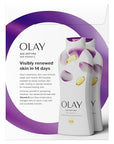 Olay Body Wash for Women, Age Defying with Vitamin E, 24hr Moisturizing, Hydrating & Refreshing, B3 Vitamin Complex, Free of Parabens & Phthalates, For All Skin Types, Scented, 22 fl oz (Pack of 2)