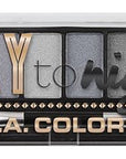 L.A. COLORS Day to Night 12 Color Eyeshadow, Evening CES431
