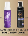 Norvell Sunless Self Tanning Bundle - Venetian Self Tanner Mousse with Bronzer, 8 Fl Oz + Streak-Free Tan Applicator Mitt - Premium Natural Looking Self Tanning Foam and Washable Self Tan Mitt