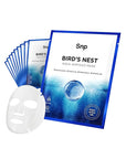 SNP 1000mg Bird's Nest + Hyaluronic Acid Ampoule Sheet Mask | Hyaluronic Acid Sheet Mask | Maximum Hydration and Protection for All Dry Skin Types | Korean Skincare Facial Mask | 10 Sheets