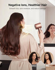 DREAME Hair Glory Combo High-Speed Hair Dryer, 110,000 RPM Motor, 300 Million Negative Ions, Fast-Dry in 2 Minutes, Lightweight & Quiet, Smart Temp Control, Ideal for Smooth, Shiny Hair