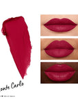 NYX PROFESSIONAL MAKEUP Soft Matte Lip Cream, Lightweight Liquid Lipstick - Monte Carlo (Deep Cranberry Red)