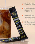 Premium Collagen Peptides Powder, 30 Sticks Travel Packets(Type I, III), Unflavored Collagen Protein Powder to Go, Hydrolyzed Collagen Peptides for Skin Hair Nail Joint, 10g per Serving, Paleo & Keto