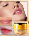 2PCS Bee Lip Balm Honey Pot,Hydrating