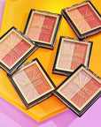 Wet n Wild MegaGlo Blushlighter, Blendable Blush & Highlighter Set, Shimmery Metallic Finish, Flash Me