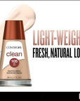 COVERGIRL Clean Makeup Foundation Ivory 105, (Pack of of 2) 1 oz