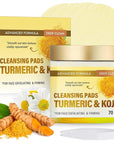 Turmeric kojic acid cleansing pads,