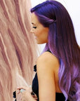 Purple Hair Dye Shampoo Permanent YIZHONG Hair Color For 100% Gray Coverage Women Men Dark Easy Comb Dyeing (grape purple)