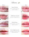 2Pcs Honey Strawberry Lip Balm Honey Exfoliator