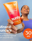 ATTITUDE Mineral Sunscreen with Zinc Oxide, SPF 30, EWG Verified, Broad Spectrum UVA/UVB Protection, Dermatologically Tested, Vegan, Orange Blossom, 5.2 Ounces