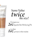 LAURA GELLER NEW YORK Spackle Primer - Bronze - Super-Size 2 Fl Oz - Hyaluronic Acid Makeup Primer for Mature Skin