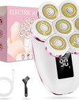 Electric Razors for Women,7D Gifts for Women,Cordless Electric Shaver with Detachable Head Wet/Dry Facial Hair Remover for Legs Painless Water Resistant (Pink)