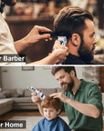 CIICII Mens Hair Clippers and Trimmers Set, Professional Cordless Barber Clippers for Hair Cutting Kit (Electric Razor Shavers & Beard/Hair Trimmer Haircut Kit) Clippers for Men DIY Home Salon