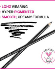 wet n wild Mega Slicks Lip Gloss & Color Icon Eyeliner Pencil Bundle - Long Lasting Gloss with Hyaluronic Acid & Smooth Creamy Black Eyeliner