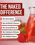 Naked Creatine - Strawberry Flavored Creatine Monohydrate - Real Strawberry Powder, Nothing Artificial, Muscle Growth, Vegan, Non-GMO, Gluten Free, Soy Free - 45 Servings