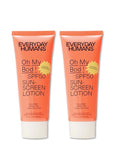 Everyday Humans Oh My Bod SPF50 Face & Body Sunscreen Lotion 3.4 oz - Pack of 2