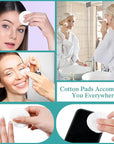 Maxcheck 2000 Pcs Cotton Rounds Bulk Exfoliating Rounds for Face Makeup Remover Cotton Facial Pads for Face Makeup Removal Toner Pads