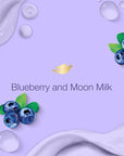 Dove Body Wash Unwinding Blueberry & Moon Milk, 4 Count for Renewed, Healthy Looking Skin, Moisturizing Gentle Skin Cleanser with 24hr Renewing MicroMoisture, 20 oz